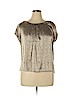 New York & Company Tan Short Sleeve Blouse Size XL - photo 1