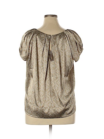 New York & Company Short Sleeve Blouse (view 2)