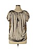 New York & Company Tan Short Sleeve Blouse Size XL - photo 2