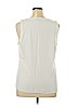 Lark & Ro 100% Polyester Ivory Sleeveless Blouse Size 16 - photo 2