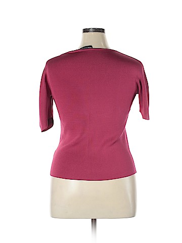 Dana Buchman Short Sleeve Silk Top (view 2)