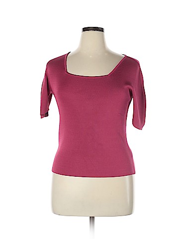 Dana Buchman Short Sleeve Silk Top (view 1)