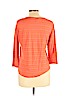 Lucky Brand Orange 3/4 Sleeve Top Size L - photo 2