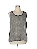 FASHION TO FIGURE 100% Polyester Brown Sleeveless Blouse Size 1X Plus (1) - photo 1