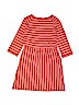 Old Navy 100% Cotton Stripes Orange Dress Size 10 - 12 - photo 2