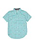 Crewcuts Outlet 100% Cotton Blue Short Sleeve Button-Down Shirt Size 6 - 7 - photo 1