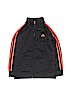 Adidas 100% Polyester Black Track Jacket Size 7 - photo 1