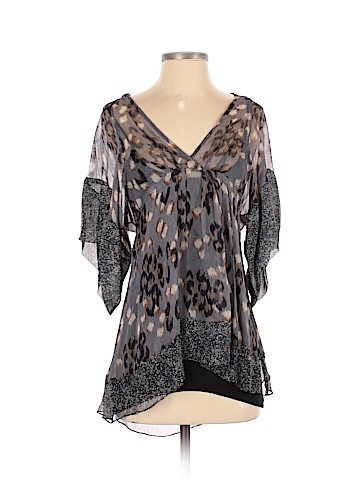 Ella Moss Short Sleeve Silk Top (view 1)