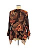 Jaipur 100% Polyester Brown Long Sleeve Top Size XL - photo 2