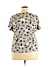 Croft & Barrow 100% Cotton Ivory Short Sleeve T-Shirt Size 2X - photo 2