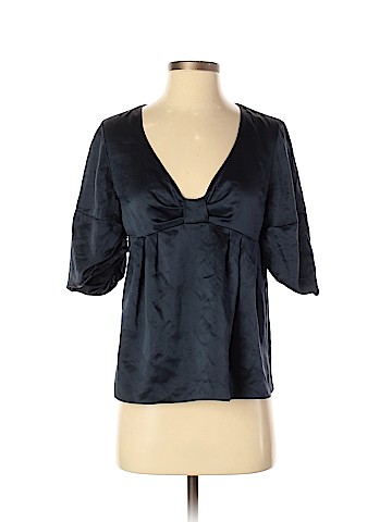 Club Monaco Short Sleeve Silk Top (view 1)