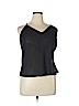 Lauren by Ralph Lauren 100% Polyester Black Sleeveless Blouse Size 14 - photo 1