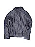 United Colors Of Benetton 100% Viscose Solid Purple Faux Leather Jacket Size XL (youth) - photo 2