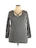 Assorted Brands Gray Long Sleeve Top Size 2X - photo 1