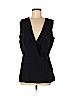 DKNY 100% Polyester Black Sleeveless Blouse Size M - photo 1