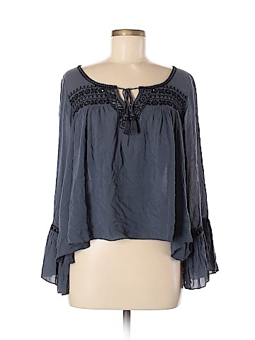 American Eagle Outfitters Long Sleeve Blouse (view 1)