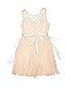 Rare Editions 100% Polyester Tan Special Occasion Dress Size 7 - photo 2