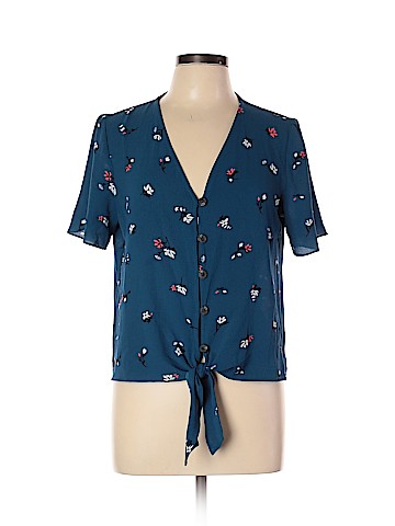 Pink Rose Short Sleeve Blouse (view 1)