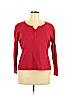 Talbots 100% Cotton Red Long Sleeve Henley Size XL - photo 1