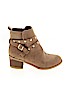 Justice Solid Tan Ankle Boots Size 2 (youth) - photo 1
