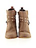 Justice Solid Tan Ankle Boots Size 2 (youth) - photo 2