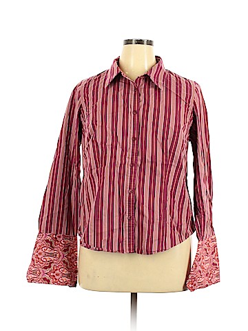 Lane Bryant Long Sleeve Button-Down Shirt (view 1)