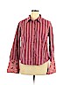 Lane Bryant Pink Long Sleeve Button-Down Shirt Size 14 - 16 Plus - photo 1