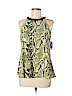 Alfani 100% Polyester Green Sleeveless Blouse Size 8 (petite) - photo 1