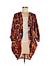 Forever 21 100% Rayon Orange Kimono Size M - photo 1