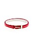 Unbranded Solid Red Leather Belt Size L - photo 1