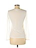 H&M 100% Polyester Ivory Long Sleeve Top Size M - photo 2