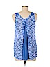 Candie's 100% Polyester Blue Sleeveless Blouse Size M - photo 2
