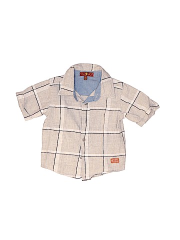 7 For All Mankind Short Sleeve Button-Down Shirt (view 1)