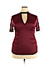 No Boundaries Burgundy Short Sleeve Top Size XXL - photo 1