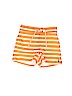 Ralph Lauren 100% Polyester Stripes Orange Board Shorts 6-9 MO / 9 MO - photo 1