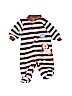 Carter's 100% Polyester Stripes Brown Long Sleeve Outfit Size Newborn - photo 1