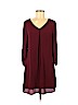 Decree 100% Polyester Burgundy Casual Dress Size M - photo 1