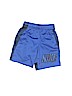 Nike 100% Polyester Graphic Blue Athletic Shorts Size 4 - photo 1