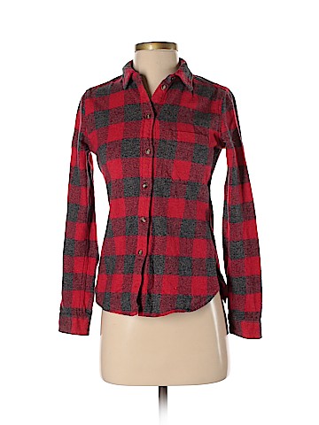 American Eagle Outfitters Long Sleeve Button-Down Shirt (view 1)