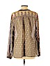 BILA 100% Polyester Tan Long Sleeve Blouse Size XL - photo 2
