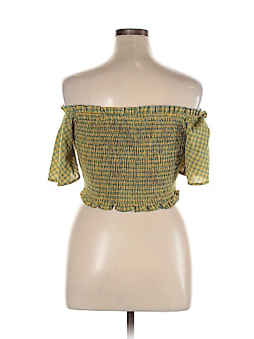 Peach Short Sleeve Blouse (view 2)