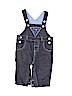Guess 100% Cotton Solid Blue Overalls Size 3-6 mo - photo 1