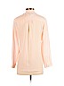 Banana Republic 100% Silk Pink Long Sleeve Silk Top Size S (petite) - photo 2