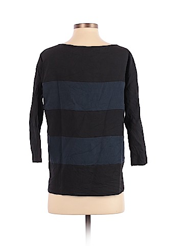 Theory 3/4 Sleeve Silk Top (view 2)