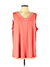 Susan Graver Pink Sleeveless Top Size XL - photo 1