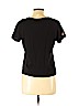 Emma James Black Short Sleeve Top Size XL - photo 2