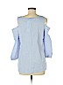 Not Your Daughter's Jeans 100% Cotton Blue 3/4 Sleeve Blouse Size M (petite) - photo 2