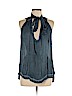 Free People 100% Rayon Gray Sleeveless Blouse Size M - photo 1