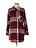 SO 100% Cotton Burgundy Casual Dress Size L - photo 1
