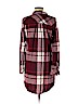SO 100% Cotton Burgundy Casual Dress Size L - photo 2